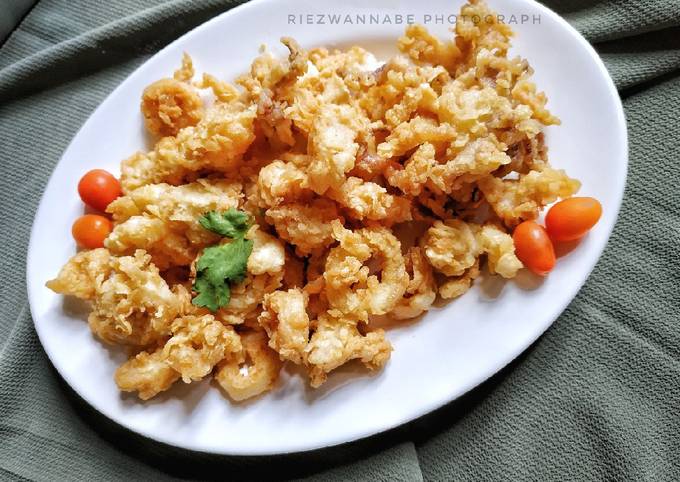 Cumi goreng tepung / Calamary