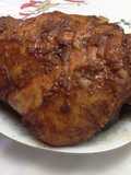 Pernil de Navidad con salsa de Panela. El pernil de Doña Olga