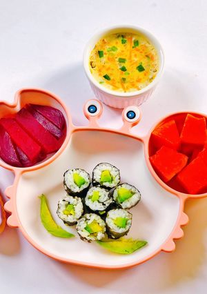Hình của món Chả Thịt Trứng Rau Củ Hấp.
