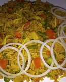 Mumbai style veg tava pulav