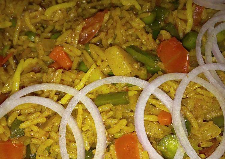 Step-by-Step Guide to Make Favorite Mumbai style veg tava pulav