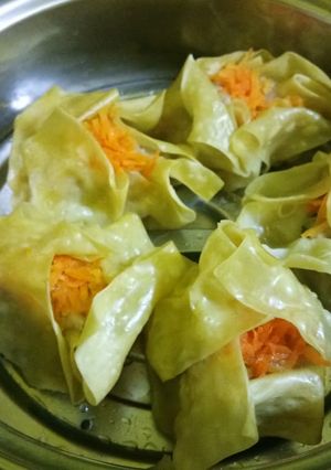Foto resep Pangsit ayam + udang #made by me