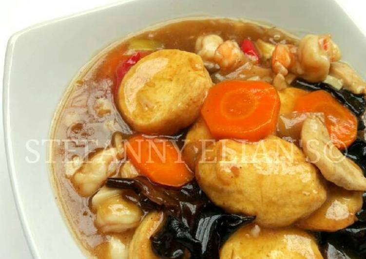 Sapo Tahu Ayam Udang Jamur