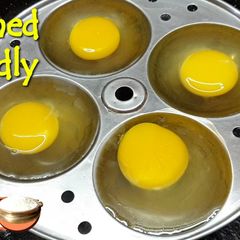 A picture of Egg Idly Fry | Steamed Egg Idly | New style egg recipe for side snacks | Unique Egg Recipe.