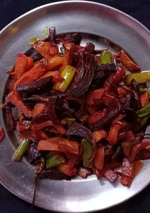 মিক্সড ভেজিটেবল ফ্রাই(Mix vegetable fry recipe in Bengali) রেসিপির প্রধান ছবি
