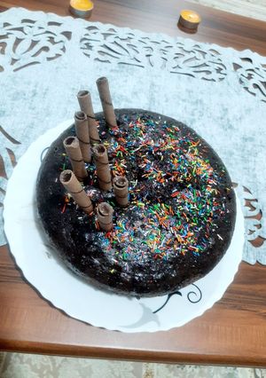 عکسی از دستور کیک خیس تولد🎂🌈