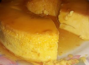 Una foto de • Flan casero light 🍮 •