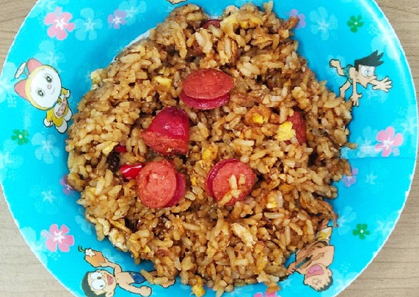 Nasi goreng sosis