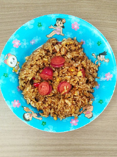 Foto resep Nasi goreng sosis