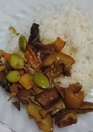 Foto resep 12. Oseng Mercon Kikil Pete