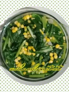 Foto resep Sayur bening sawi hijau jagung manis