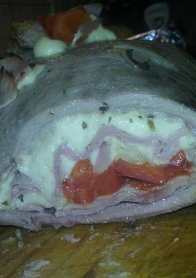 Una foto de Matambre relleno al horno
