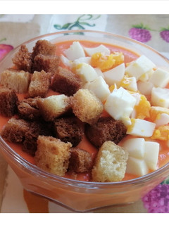 Una foto de Salmorejo
