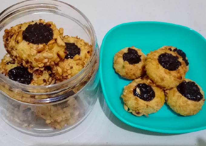 Resep Cookies kacang coklat Anti Gagal