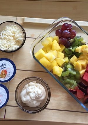 Foto resep Salad buah sehat mudah (tanpa gula)