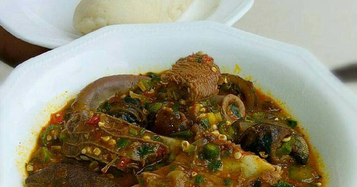 Okro soup Recipe by Chinny's Kitchen Cookpad