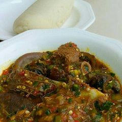 A picture of Okro soup.