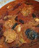 Fried Rawas (Indian Salmon) Fish Curry