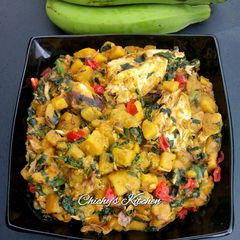 A picture of Unripe Plantain Porridge.