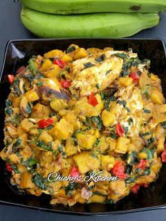 A picture of Unripe Plantain Porridge.