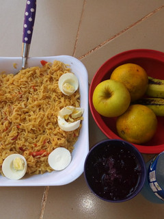 A picture of Indomie with egg.