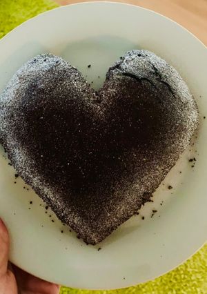 Cukor- és lisztmentes valentin napi csokis süti recept fotója