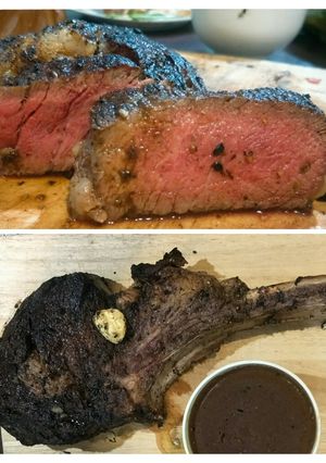 รูปของ Reverse sear Tomahawk