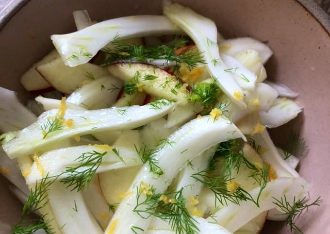 Fennel and apple salad