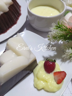 Foto resep Pudding Susu Dark chocolate