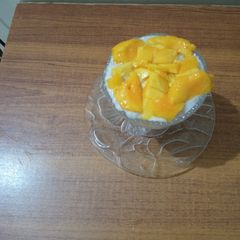 A picture of Oats mango dalya.