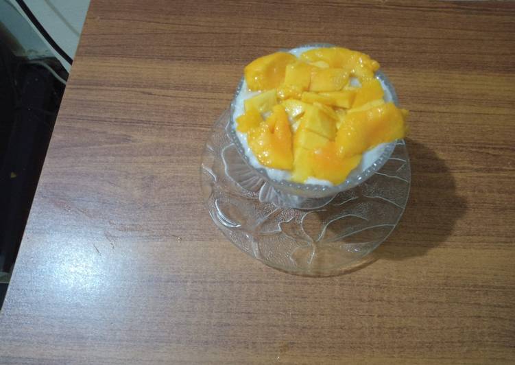Simple Way to Make Homemade Oats mango dalya