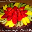 Tarta de chocolate con fruta (Tarta de Mama)