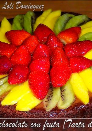 Foto principal de Tarta de chocolate con fruta (Tarta de Mama)