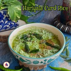 A picture of Hariyala Curd Rice.