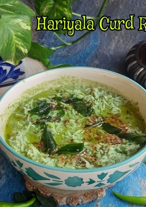 A picture of Hariyala Curd Rice.