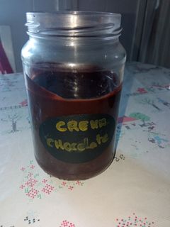 Una foto de Crema de chocolate super fácil