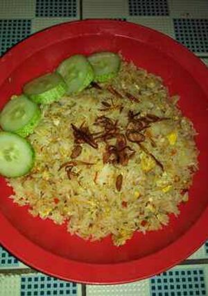 Foto resep Nasi goreng seadanya