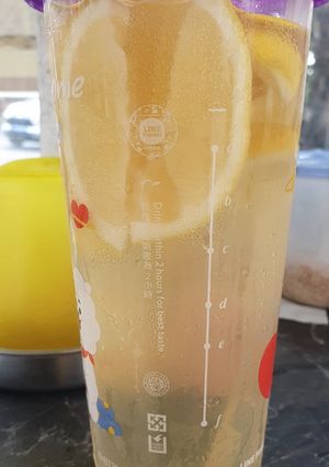 Foto resep Infused water lemon