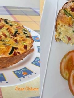 Una foto de Pastel de Calabacín