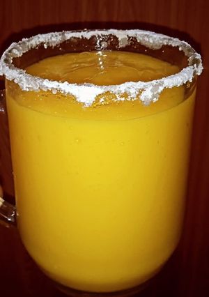 A picture of Mango fluffy Slush.