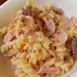 Cream Cheese Fusilli Ala resto pizza/pasta/fusilli ala pizza hut