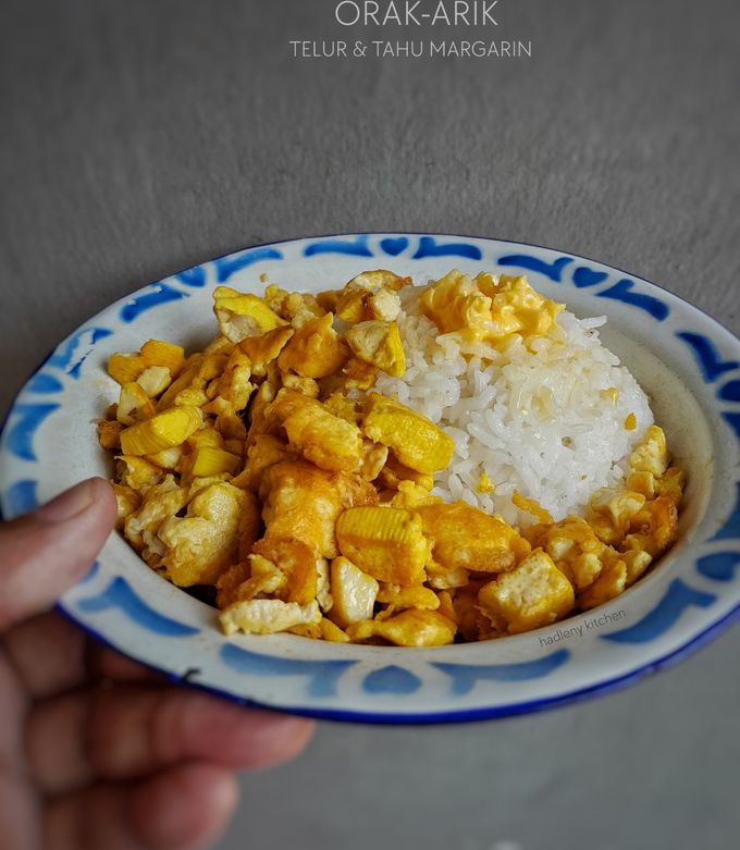 Foto resep Orak-Arik Telur Tahu Margarin
