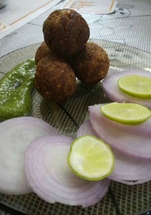 A picture of Chickpeas kabab.