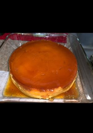 Una foto de Flan Cubano