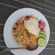 Nasi goreng udang bumbu simpel