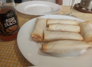Foto principal de Rollitos de primavera en Freidora de Aire súper crujientes