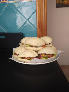 Una foto de Morritos (hamburguesas pequeñas típicas de Málaga)