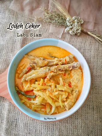 Easy Steps Prepare Recipes Lodeh ceker labu siam the Can Spoil the Tongue So Delicious.