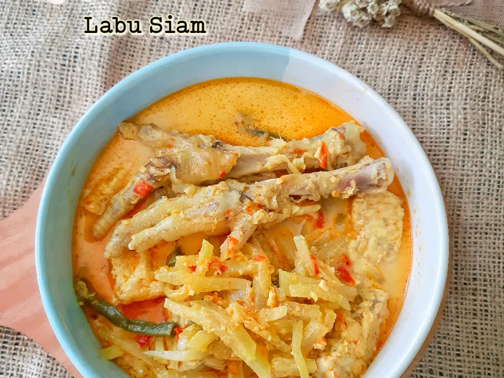 Easy Steps Make Recipes Lodeh ceker labu siam the So Delicious Appealing.