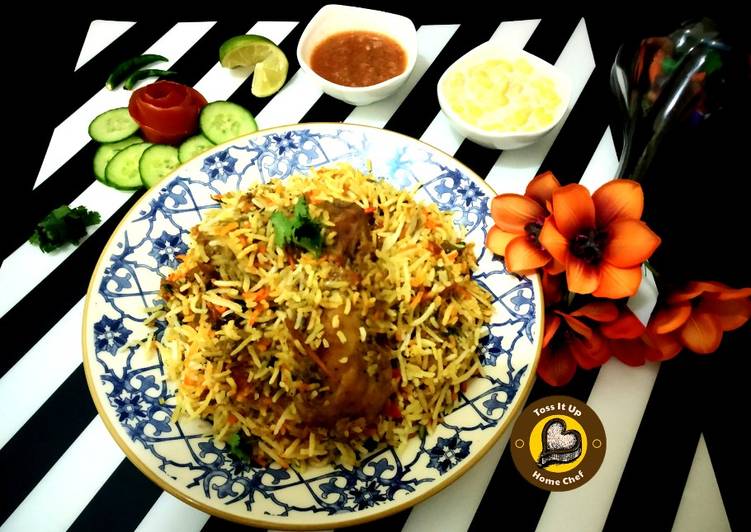 Recipe of Perfect Delhi&#39;s layered chicken Dum Biryani
